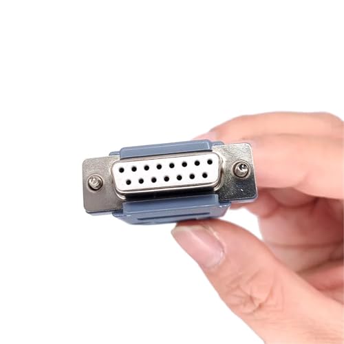 Adaptador de puerto DB15 para reparar cables serie con soldadura firme y pines dorados