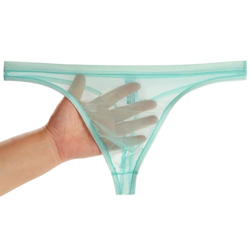 Men Underwear T-Back Thong Breathable Mesh Lingerie Panties See Through Briefs Underpants2