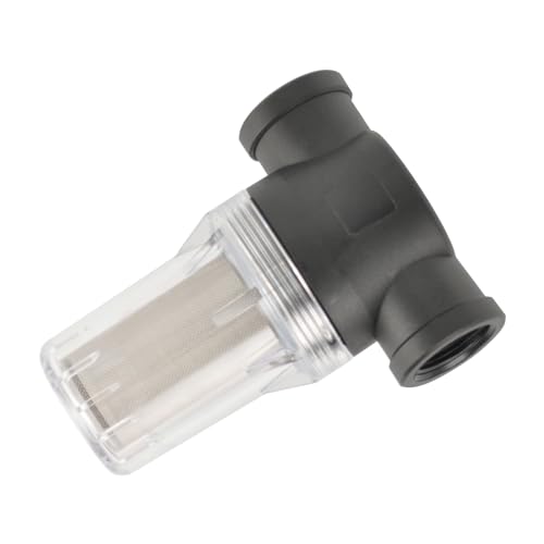 Image of Water Pump Strainer Filter 1 Inch Female NPT in-Line Twist-On Pipe Strainer with 40 Mesh Stainless Steel Filter Screen for RV, Garden Hose, Water Pump