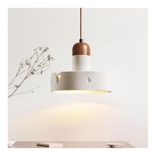 Lustre en bois ajustable luminaire suspendu style japonais pour sublimer le chevet de chambre