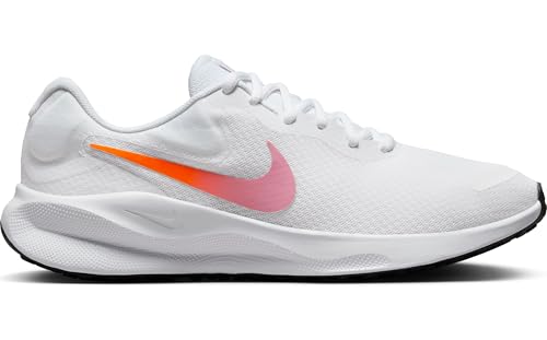 Nike Revolution 7 Women's Road Running Shoes (FB2208-104, White/Beyond Pink/Black) Size 9 6