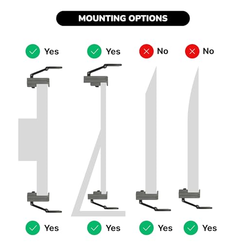 Calibra Suporte para webcam – Suporte de webcam para parte superior do monitor e tela do laptop com