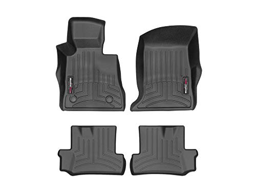 WeatherTech Custom Fit FloorLiners for Chevrolet Camaro, Camaro, 1st & 2nd Row (44267-1-2), Black