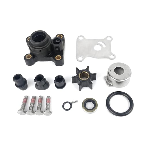 SLSRPMT Water Pump Impeller Repair Kit 394711 for Johnson Evinrude Outboard OMC 8 9.9 10 15 HP Replace 0394711 391698 386697 Sierra Marine 18-3327