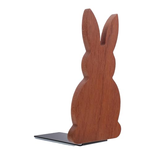 Rangement bureau lapin en bois contre le désordre des magazines