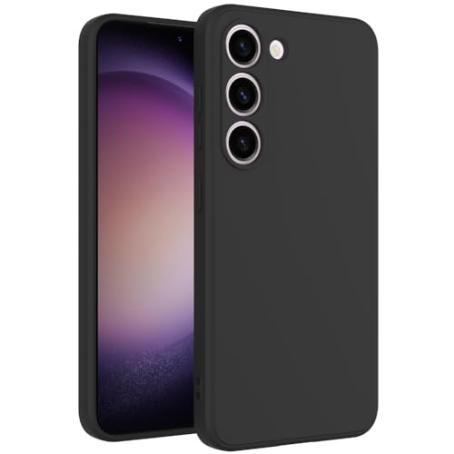 WOGROO for Samsung Galaxy S25 Case Black, Scratch Resistant with Soft Touch, Slim Thin Phone Cover for Samsung Galaxy S25