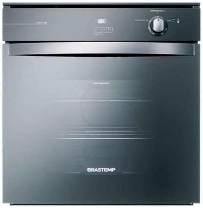Forno de Embutir a Gás Brastemp 78 Litros Cor Inox Espelhado com ...
