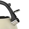 Mr. Coffee Clarefield 2.4 Qt Whistling Tea Kettle – Linen White Stovetop Water Kettle with Lid, Heat-Resistant Nylon Handle and Knob, Stainless Steel Trim #3