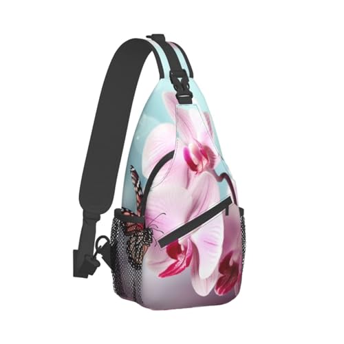 Mochila tipo bandolera impermeable negra para senderismo miniatura 2