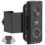 Borcorz Anti-Theft Adjustable Mount for Eufy E340 Doorbell, No Drill Mount for Eufy E340 Doorbell Camera, Adjustable (45° Left and Right) Angle for Apartment Home Renters
