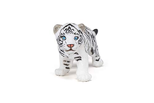 Papo -Hand-Painted - Figurine -Wild Animal Kingdom - White Tiger Cub -50048 -Collectible - For Children - Suitable For Boys And Girls- From 3 Years Old #TOP2
