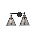 Innovations 208-BAB-G43 2 Light Bathroom Fixture, Black Antique Brass
