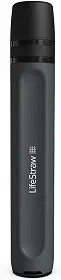 LifeStraw Filtro de água pessoal da série Peak para caminhadas, acampamento, viagens e preparação para emergências, 1 pacote, cinza escuro