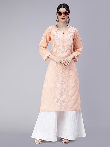 Image of Seva Chikan Women Tunic Shirt