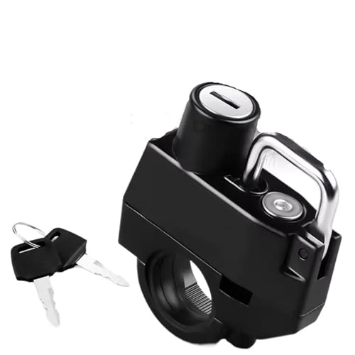 Casier antivol casque moto double verrouillage guidon XT600