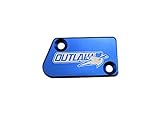 Outlaw Racing Billet Front Master Cylinder Reservoir Brake Cap Blue CR CRF KX KXF RM RMZ YZ YZF WR