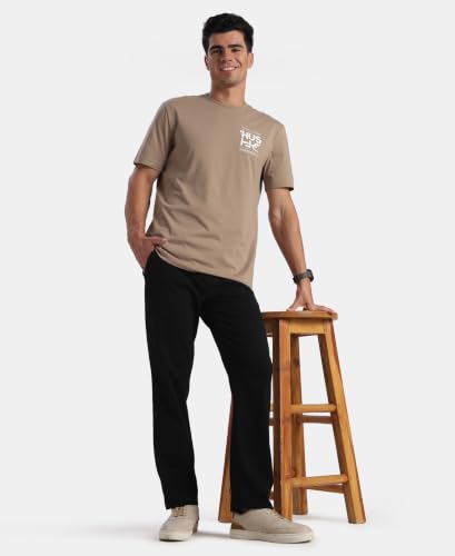 Image of Jockey 2718 Men Super Combed Cotton Printed Round Neck Half Sleeve T-Shirt