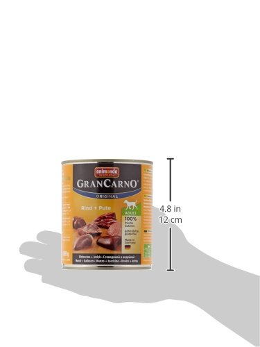 animonda Gran Carno adult Hundefutter, Nassfutter für erwachsene Hunde, Kräftige Variation, 6 x 800 g