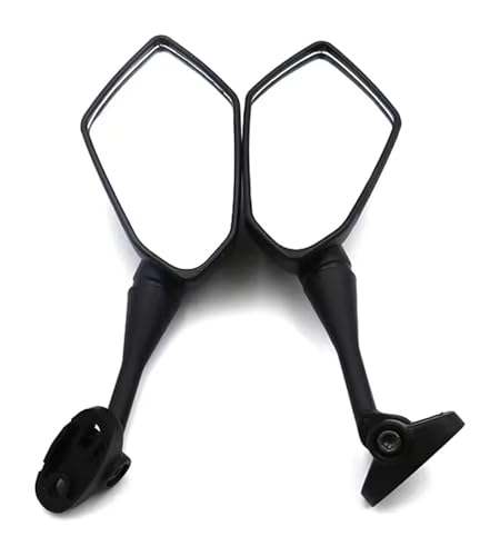 Rétroviseurs Moto Ninja Carbone Réglables Accessoire Guidon Vis - 5