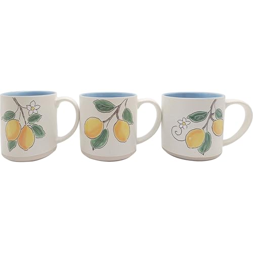 Blue Sky Clayworks Braxton Lemon T-Mug 18 oz 3.94x3.9x3.41 in miniatura 1