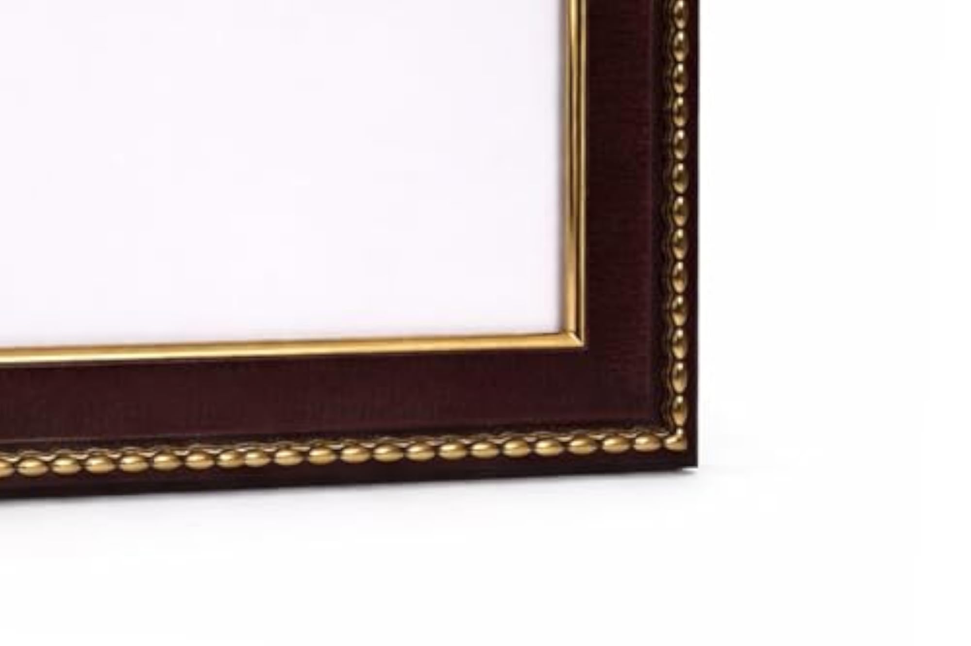 Jofos Premium Wooden Photo Frame with Gold Beading