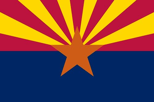 Drapeau paysage Arizona 80x120cm format medium de 0.96m² - 2