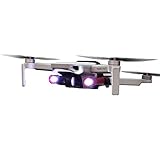 Der LED-Lampenhalter kann um 180 Grad gedreht werden, die leichte Aluminiumhalterung wird mit der Mavic Mini-Halterung an den Armen der Drohne befestigt.