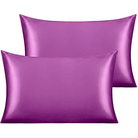 NTBAY Silk Satin Toddler Pillowcases Set Cover