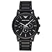 Produktbild Emporio Armani Watch for Men, Chronograph Movement and 46mm Case Size with Stainless Steel, Leather or Silicone Strap Graphit, 46MM