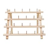Sewing Thread Spool Storage Box Wooden Folding Frame Yarn Holder Organizer Home Embroidery Stand Kni
