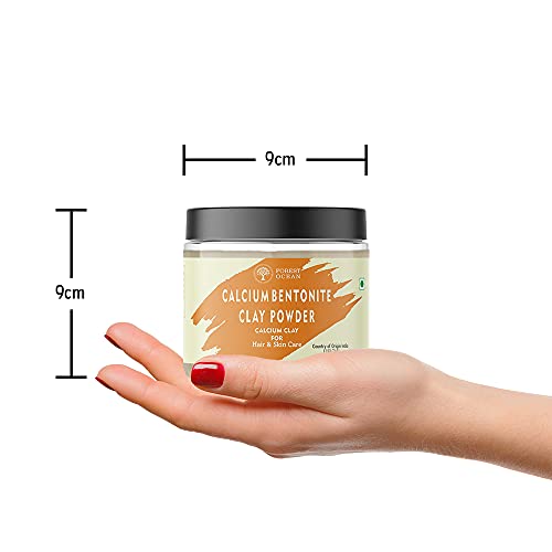 Image of Forest Ocean Calcium Bentonite Clay Powder (100% Pure & Natural, Indian Healing Clay) For Healthy Hair & Skin Care - 200gm