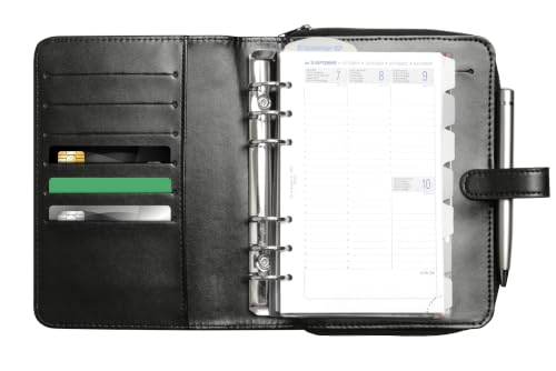 Exacompta Organiseur Exatime Dual 17 semainier 15 x 19 cm porte monnaie intégré septembre 2026 à décembre 2027 - vue 4
