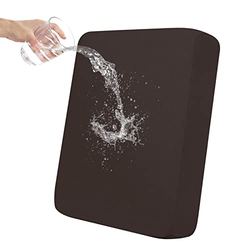 Easy-Going Waterproof Couch Chair Cushion Cover Chocolate