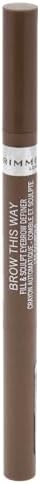 Rimmel Brow This Way Fill & Sculpt Eyebrow Definer, Blonde, 0.39x5.63x0.39 Inch (Pack of 1)