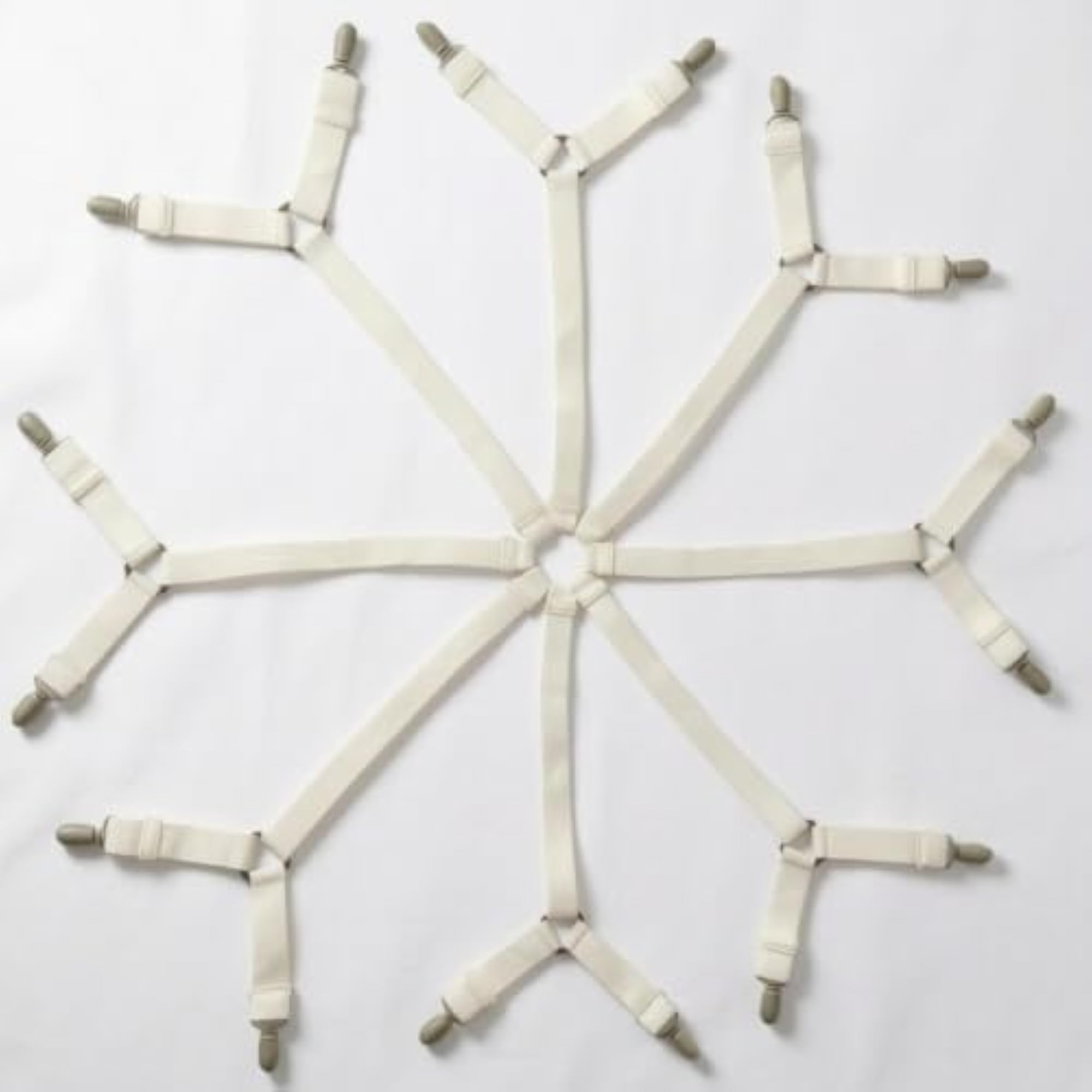 Bed Sheet Straps with Clips Adjustable Sheet Fasteners