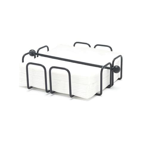 Simplywire Weighted Napkin Holder - Black Cover