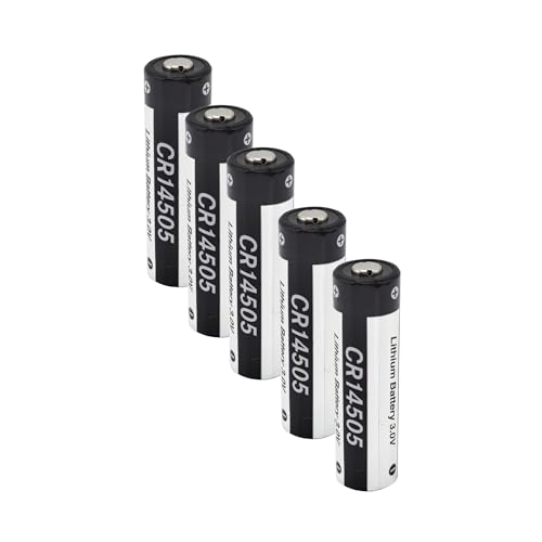 SIMPLETEK - Pilas de litio no recargables CR14505 (CR AA) 3 V 2400 mAh para termómetros y otros dispositivos electrónicos (5 unidades)