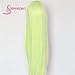 SAPPHIREWIGS Light Fluorescent Neon Green Fashion Cosplay Blogger Internet Celebrity Daily Makeup Synthetic Lace Front Wigs