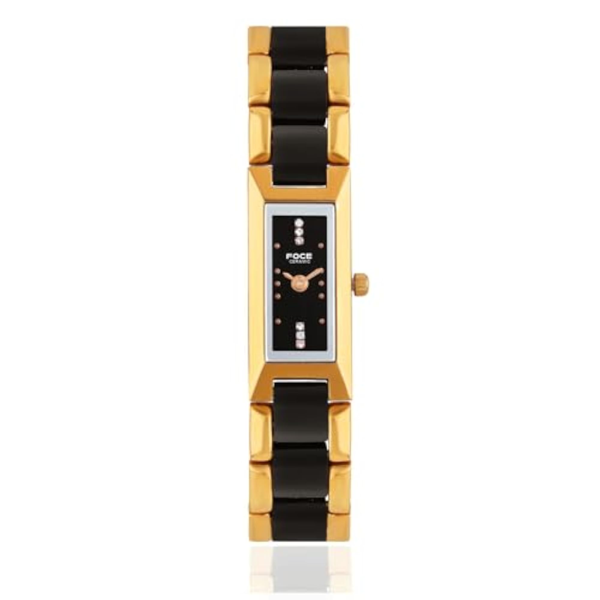 Women's Premium Ultra-Thin Rectangular Analog Ceramic Watch
