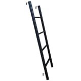 Bunk Ladder with Hooks,Metal Rv Bunk Ladder,bunk Bed Ladder for Rvs,Library Ladder,Bed Step Ladder,r