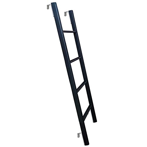 Bunk Ladder With Hooks,Metal Rv Bunk Ladder,Bunk Bed Ladder For Rvs,Library Ladder,Bed Step Ladder,Rv Ladders For Travel Trailers For Rv Home Dorm Appartments (1.3M/4.2Ft, Black) #TOP22