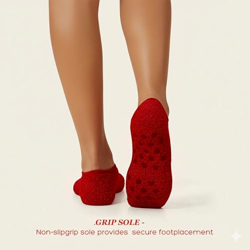 Image of 3Pairs Ankle Socks Low cut Pom Pom Fluffy Fuzzy Warm Winter Plush Slipper Socks For Women