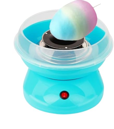 わたあめ機 家庭用 簡単操作 綿菓子メーカー ホームパーティ/お祭り用 プレゼント 手作り綿菓子 おやつ (#01 ブルー)