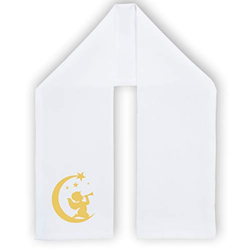 Promo - Étole Écharpe de Baptême Personnalisée, Personnalisable en Flocage