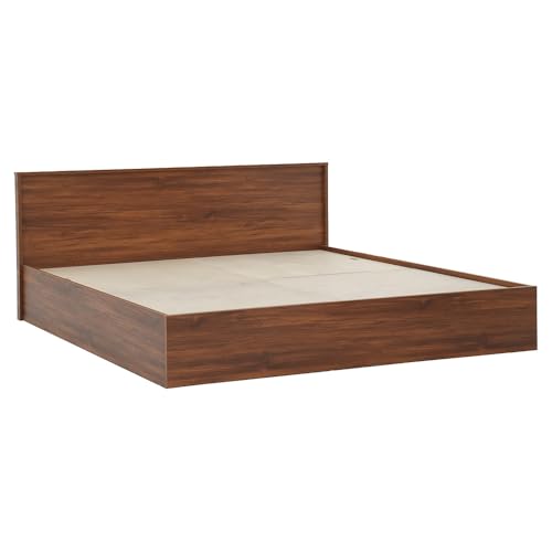 Image of Royaloak Taurian Queen Size Bed with Box Storage | Engineered Wood with Melamine Finish | Strong Base | Durable and Long Lasting | Modern Design