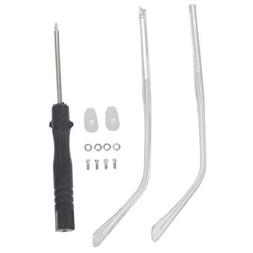 minkissy 1 ペア メガネアクセサリー 寺院 眼鏡腕足 アイウェア フレーム テンプル メガネアーム アイウェアアーム 金属 スイート イヤークリップ ガラス サングラス 皿