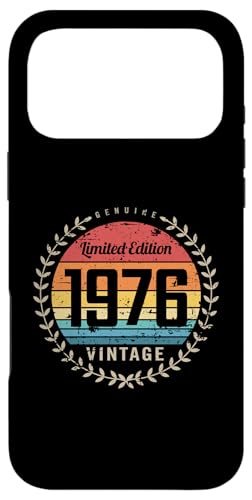 1976年限定版ビンテージバースデーデザイン。 スマホケース iPhone 17 Pro Max 用