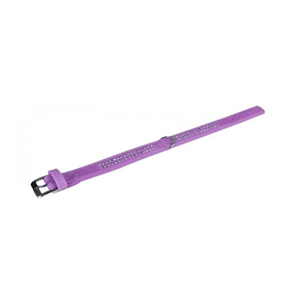 Karlie – Buffalo Rhinestone Halskette L: 45 cm W: 22 mm JA A: 34,5 – 40,5 cm M violett