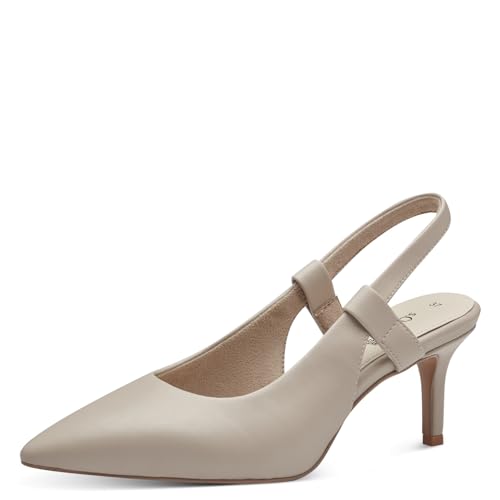 s.Oliver Damen Slingpumps Spitz mit Stilettoabsatz, Beige (Light Taupe), 40 EU