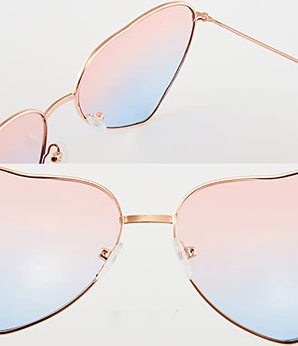 Rimless Transparent Heart Shape Sunglasses for Women Valentines Day2